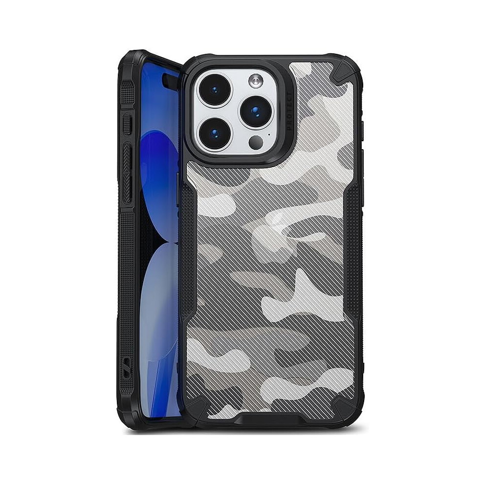 Iphone 14 Pro Camo Shockproof Case Anti-Fingerprint Grey 902370108341