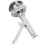 1Pc Durable ABS Silver Toilet Flush Button Universal Single Push 4