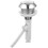 1Pc Durable ABS Silver Toilet Flush Button Universal Single Push 6