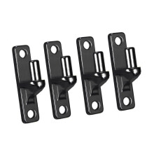 Set of 4 Wall Mount Gate Hinges Construction for Outdoor Fence Door Portable Sturdy Design with 5/8Inch Hinges Pin