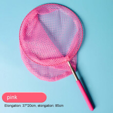 3-Pack Floating Nets for Kids – No Assembly, Beach Toys, Butterfly/Crab/Critter Nets (Pink), Compatible with Kids' Beach Activities