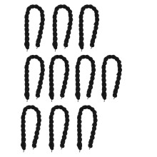 10lots Militaries Twists Leg Ties Shoelaces Armies Leg Straps Trouser Legs Ties for Skiers, Cyclists