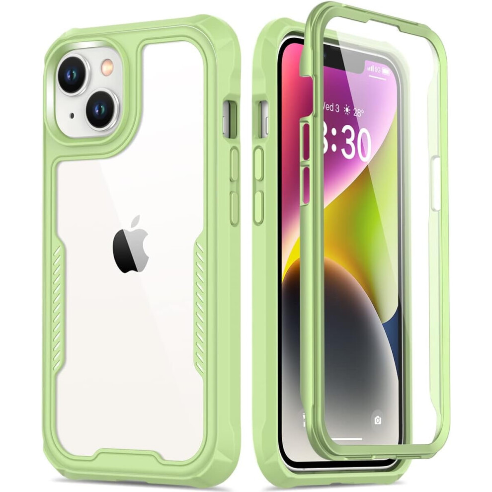 Iphone 14 Plus Case And Screen Protector Mint Green 902370107306