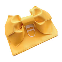 Kimono Obi Belt Corsets Obi Waistband Portable Fashion Pre Tied Bow Japanese for Yellow