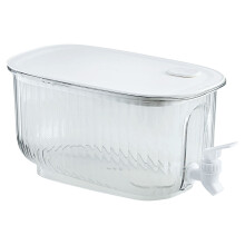 Easy to Use 4L Capacity Drink Dispenser for Home or Outdoor Event Refrigerator Cold Kettle Leak Proof Beverage Container