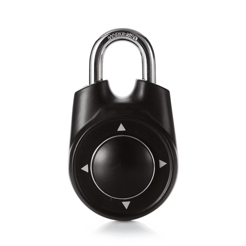 Locker Lock Combination Padlock, 1 Pack, Cut Resistant, black，Wide Speed Dial Directional Combination Padlock