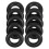 Sewing Machine Accessories Rubber Black 20Pcs 1.2x1.2x0.2in 1
