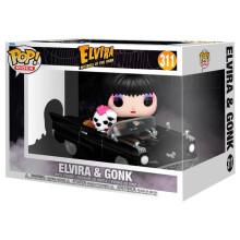 POP-Figur Deluxe Elvira Herrin der Dunkelheit mit Gonk