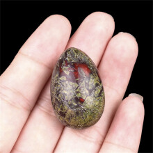 Easter Egg Crystals – Polished Gemstone Eggs, Natural & Synthetic Mineral Worry Stones for Easter Baskets, Anxiety Relief, Meditation, Reiki,