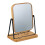 Table mirror with bamboo frame 1