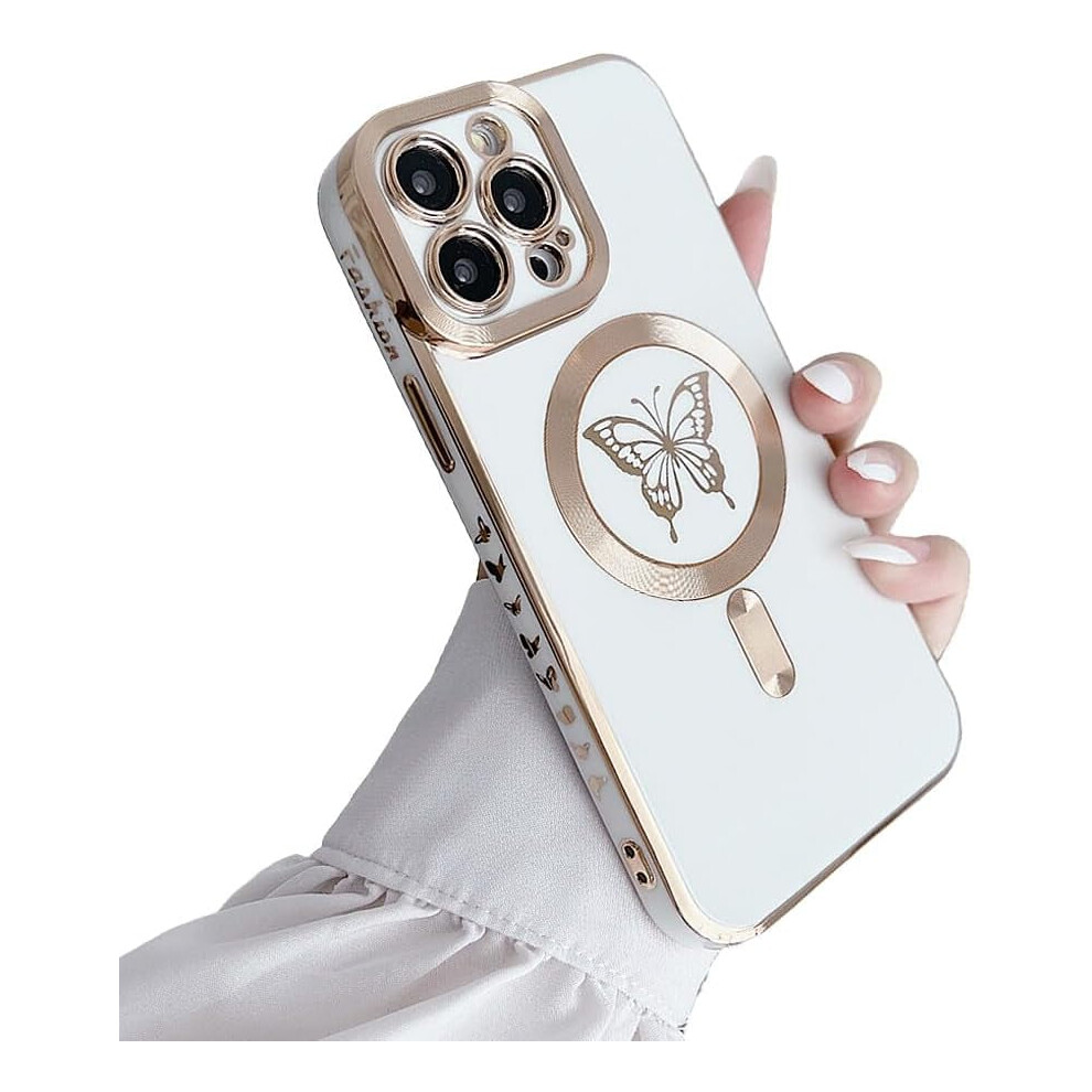 Butterfly Print Bumper Case For Iphone 15 With Lens 9023022204769