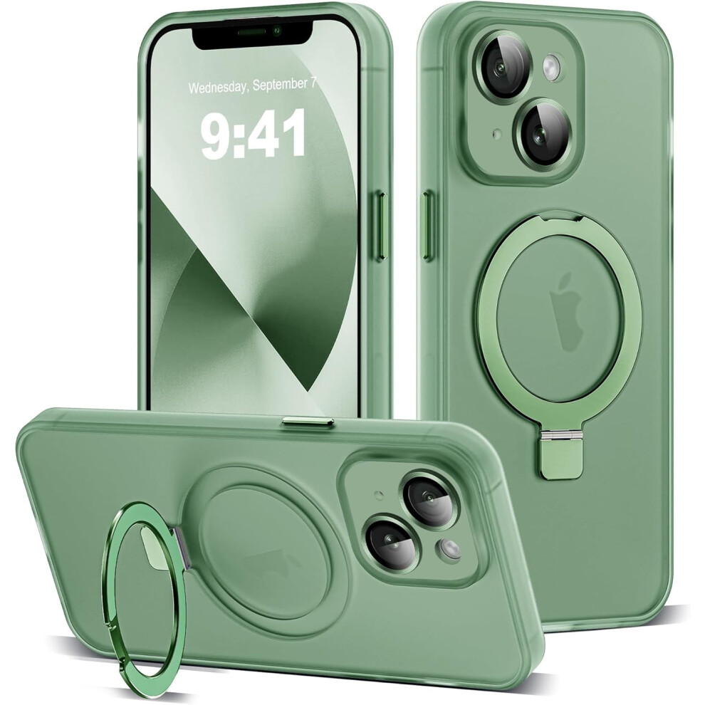 Iphone 13 Case With Magnetic Ring Stand And Magsafe 902370138188