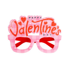 Xoxingysm Valentine'S Day Party Glasses Decorative Supplies Love Love Glasses Frame Dress Up Holiday Party Photo Props, 1 Party Glasses