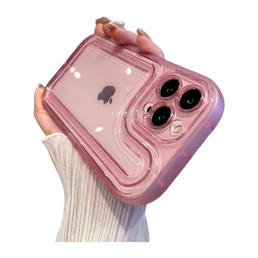 Colorful Clear Soft Silicone Phone Case Â Macaron Anti-Drop & Wear-Resistant, Compatible With Iphone 15 Pro Max, 15Â7 Pink 9181073383274