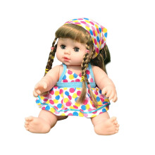 Blinking Talking Baby Doll with 10+ Phrases, Soft Rubber & Vinyl, Age 3+, Early Education Interactive Toy