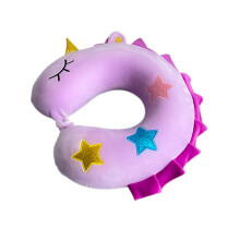 Cute Travel Pillow Memory Foam Neck Pillow for Kids Soft and Firm Neck Support Pillow Washable