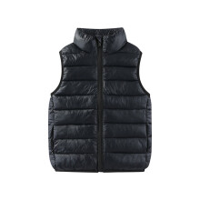 Kids Boys Girls Down Puffer Vest Sleeveless Windproof Packable Warm Winter Vest Black 5-6 Years