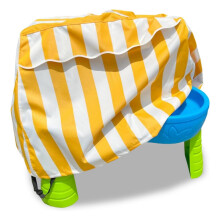 Kids Water Table Cover Fit Rain Showers Splash Pond Water Table,Waterproof Dust Proof Anti-UV Outdoor Toys Cover-Cover(25.6"37",Yellow)