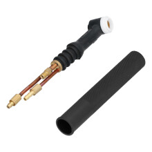 Torche TIG à poignée ergonomique pour tête flexible refroidie par air série WP-20F avec poignée antidérapante pour une utilisation prolongée