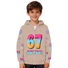 Sweat à capuche zippé à motif anime pour garçon, manches longues