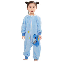 Drenge Piger Langærmede Jumpsuits Baby Fuzzy Tegneserie Dinosaur Romper Forår Efterår Tøj Til 6M-6Y Hyggelige Heldragter
