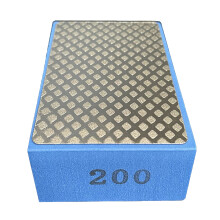 Handpolierpad für Holz, Metall, Glas, Fliesen und Keramik, 90 x 55 mm, Körnung 60/100/200/400, langlebiges Schleifpad