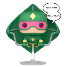 Deluxe DC Comics Kite Man Figur mit Harley Quinn Design
