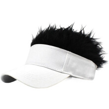 Cappello da baseball regolabile con parrucca da uomo e capelli finti a punta, casual, semplice, con visiera parasole regolabile, berretto da baseball