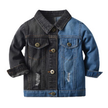 Toddler Boys Girls Windproof Patchwork Denim Coat Jacket Kids Warm Outerwear Tops Daily Wear Cute / 2-3 Years
