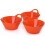 Tigelas de plástico Mintra Home com alças (lavanda, 970ml, pacote com 3 unidades) 1