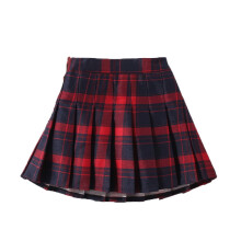 Child Girls A Line Skirt Casual Fashion Lattice Printed Pleated School Skirt Preppy Style Everyday Wear Vacation Skirts For Girl 2025 9-10 Years