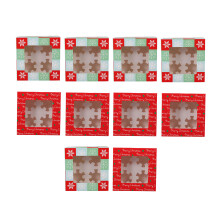 10 Pcs Party Favor Boxes Xmas Muffin Cases Christmas Cupcake Holder