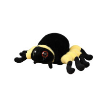 Peluche - Ragno di peluche morbido e realistico da 30 cm, perfetto come regalo per compleanni, San Valentino e Halloween (Giallo)