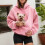 Sweat à capuche oversize avec poche avant pour petits animaux et chats 1
