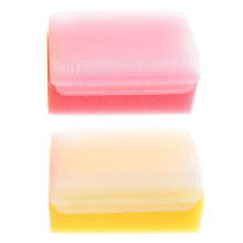 2Pièces Brosse Bain Douce Éponge