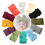 Baby Big Hair Bowl Head Wrap, Πλεκτά Κορδόνια με Κόμπους από Τουρμπάνι, Μαλακές Ελαστικές 7