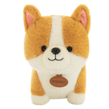 Plyšová hračka Corgi - Rozkošný plyšový pes Corgi v 3 veľkostiach (9,8/15,7/21,7 palca), Mäkká bytová dekorácia, Spoločník do postele