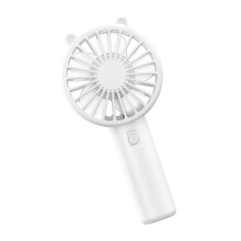 Small Handheld Fan with 3 Speed and USB Rechargeable Fan Operate 300mAh for Outdoor Indoor Office Travel