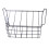Hanging Wire Mesh Basket For Refrigerator Cabinet, Stackable Utility Storage Bin With Sturdy Construction, Under Shelf Organizer Elegant And Modern 4