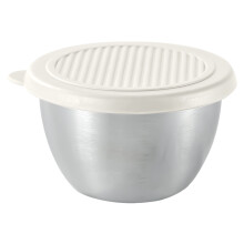 Wiederverwendbarer, auslaufsicherer Edelstahlbehälter für Ketchup und Salatdressing – passend für Standard-Lunchboxen, 6 x 3,6 cm