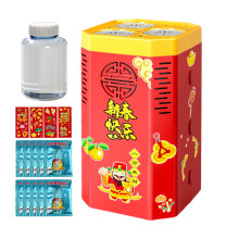 Fireworks Bubble Machine with 36 Holes, Sound & LED Lights, Rechargeable – Compatible with New Year & Christmas Parties