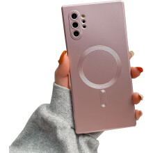 Magnetiskt skal till Samsung Galaxy Note20 Rosa mjukt silikon