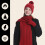 Dames winter gebreide set met pompon: muts, sjaal, handschoenen 1