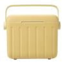 Caixa térmica de camping de 6 litros, caixa de gelo isolada, cooler rígido para uso externo, artigos esportivos (amarelo ensolarado)