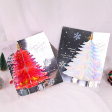 Christmas Tree Greeting Card Multi-Purpose Paper 10 pcs