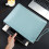 Leather document bag briefcase with zipper and waterproof 1