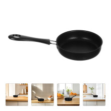 Induktionsherd Mini-Bratpfanne Antihaft Rund Schwarz 1 Set