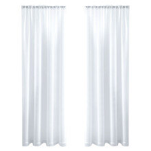 Rideaux blancs transparents pour fenĂŞtres de salon et de chambre