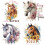 Toppe termoadesive con cavallo e fiori (4 pezzi) 1