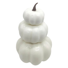 Modèle de citrouille blanche, simulation d'empilement